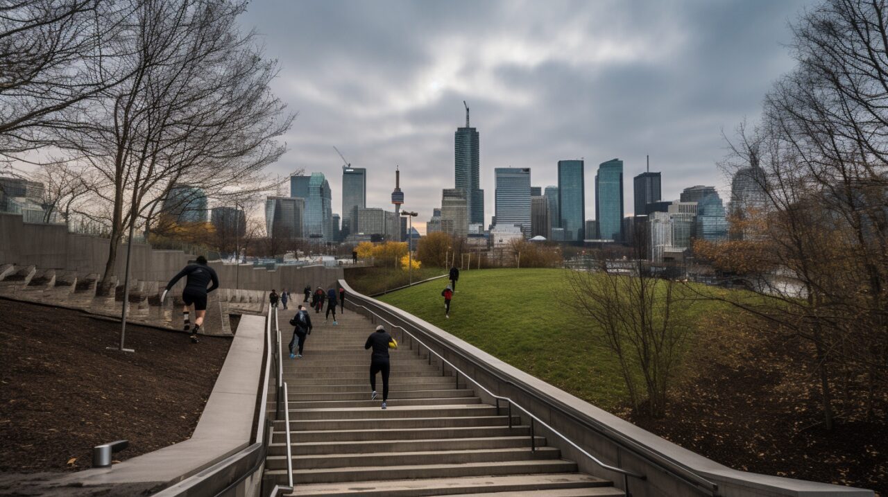 Jens2994 A Bustling Cityscape With People Utilizing Urban Space F1cdf092 E266 4e35 A863 7a97c6059572