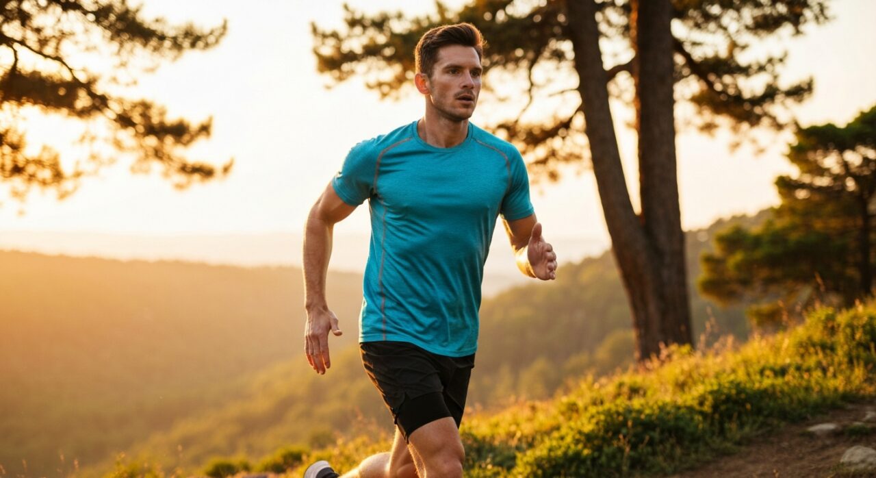 Personal Trainer beim Outdoor Lauftraining